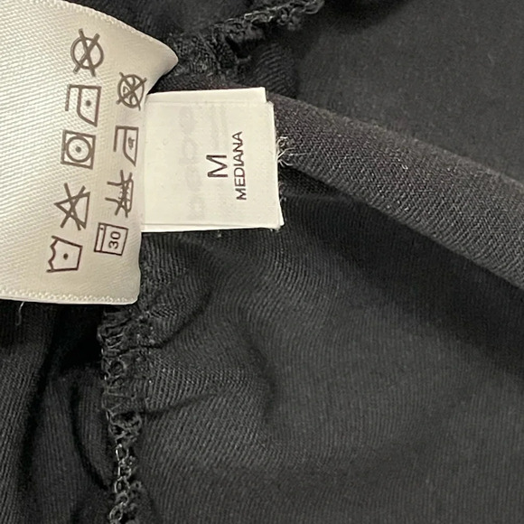 Bebe Sport Black Floral Zipper Workout jacket sweatshirt Thumbhole Ruched size M - Picture 10 of 16